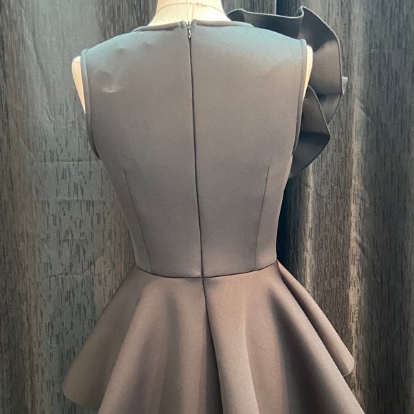 Black Peplum Top - Picture 7 of 8